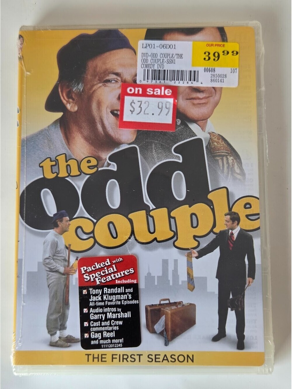 The Odd Couple Season 1 DVD Set Sealed Jack Klugman Tony Randall Classic Comedy